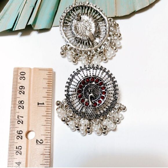 Peacock earrings #154 - Picture 5 of 7